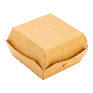 Top Grade Biodegradable Kraft <b>Paper</b> Sturdy <b>Trays</b> Magnetic Closure for Fried Food Burger Meal Packaging - Product Image 3