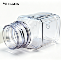 Bouteille de culture en plastique carrée transparente pour laboratoire, conteneur de culture cellulaire 250 ml 500 ml pour la microbiologie