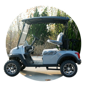 Voiture de golf 48V/72V à 2 places, importée d'usine, avec batterie au lithium, tout-terrain, rehaussée, pour la chasse, type buggy ou chariot de club, de Chine - Product Image 4