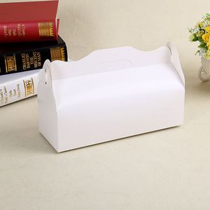 กล่องกระดาษคราฟท์ธรรมดาสำหรับบรรจุเค้กโรลแบบมีหูหิ้วและแผ่นรอง - Product Image 4