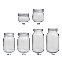 High Quality Glass Canning Jar, Mason Jar, 4 oz, 8 oz