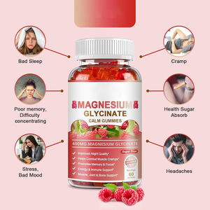 Gomitas de Glicinato de Magnesio OEM para Dormir, Mejorar la Calidad del Sueñ<span class=keywords><strong>o</strong></span>, Salud, Bienestar, Relajación, Refuerzo Inmunológico, Suplemento Dietético, Electrolitos y Minerales - Product Image 4