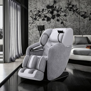 उच्च गुणवत्ता वाले इलेक्ट्रिक समायोज्य मॉडल लक्जरी पु चमड़े के सुपर लंबे ट्रैक शियात्सु 4 डी मालिश कुर्सी - Product Image 6
