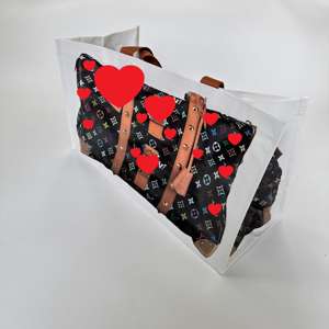 Bolsas de Compras Reutilizables de Lujo Personalizables 2026, Bolsas de Mano de PP Tejido para Mujer, Asas de Tela de Algodón, Tamaño Mediano para Supermercado - Product Image 1