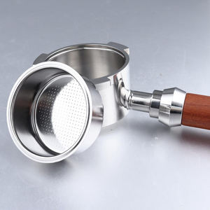 El mejor portafiltro sin fondo de acero inoxidable de 51mm, cestas de filtro de café, pieza de repuesto para máquina de café <span class=keywords><strong>Delonghi</strong></span> serie 680 - Product Image 4