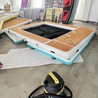 Plateforme flottante gonflable de luxe Nova Brand, plateforme aquatique en PVC haut de gamme, divertissement en plein air, yacht, pour enfants