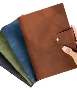 Cuaderno clásico de cuero PU con cierre magnético, diario de negocios profesional - Product Image 1