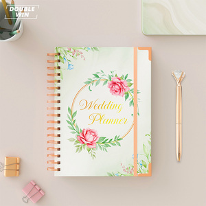 Sang trọng tùy chỉnh 2026 2027 xoắn ốc Wedding Planner cuốn sách và tổ chức với hộp - Product Image 6