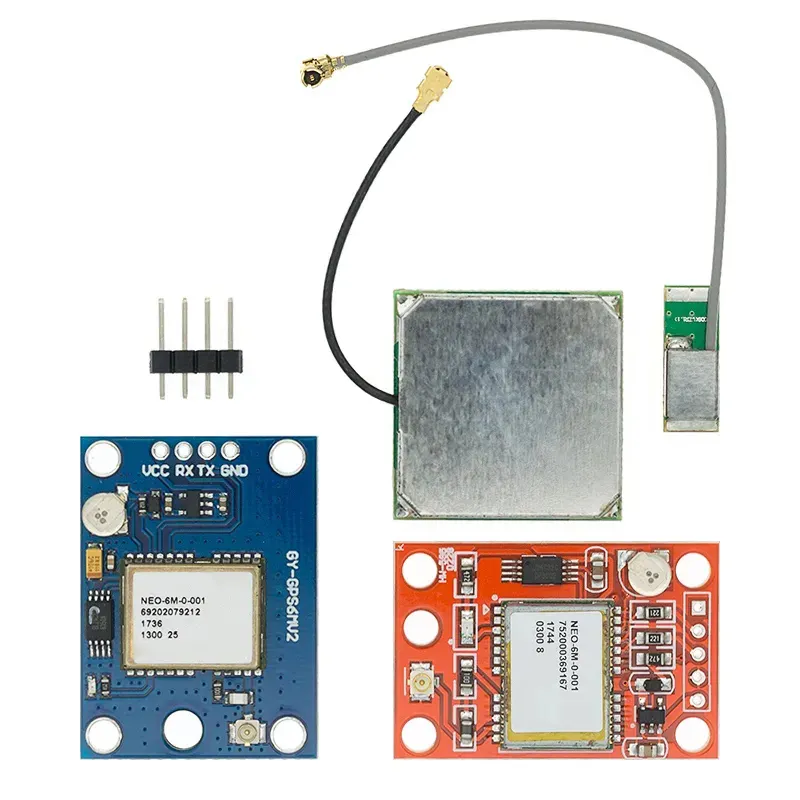 NEO-6M GPS وحدة تحكم طيران مدمجة GY-GPS6MV2 NEO6MV2 EEPROM APM2.5 هوائي 3 فولت إلى 5 فولت لوحة RS232 TTL للتحكم في الطيران