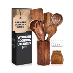 Cucchiai di <span class=keywords><strong>legno</strong></span> per cucinare Set di utensili <span class=keywords><strong>da</strong></span> <span class=keywords><strong>cucina</strong></span> antiaderenti utensili <span class=keywords><strong>da</strong></span> <span class=keywords><strong>cucina</strong></span> <span class=keywords><strong>in</strong></span> Teak naturale utensili <span class=keywords><strong>in</strong></span> <span class=keywords><strong>legno</strong></span> personalizzati <span class=keywords><strong>da</strong></span> <span class=keywords><strong>cucina</strong></span> e <span class=keywords><strong>da</strong></span> tavolo - Product Image 1