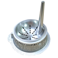 Service d'usinage OEM 5 axes CNC pièces en aluminium polissage miroir Service d'usinage anodisé argent métal tournant Prototype rapide