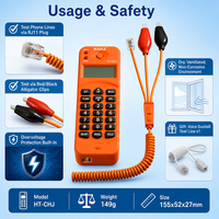 Testeur de câbles téléphoniques et réseau HAILE – Outil de test de raccordement pour technicien – Kit de câbles
