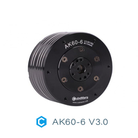 Actionneur robotique léger à couple élevé CubeMars AK60-6 V3.0 KV80 380g 61 Engrenage planétaire Résistant aux chocs pour AGV Drone