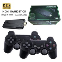 Manettes de jeu vidéo pour console, manette sans fil double 2.4G, 4K, 10000 jeux rétro, pour dropshipping, cadeau de Noël