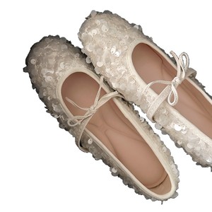 Zapatos Planos Mary Jane de Piel de Oveja con Punta Redonda y Decoración de Lazo, para Todas las Temporadas - Product Image 5