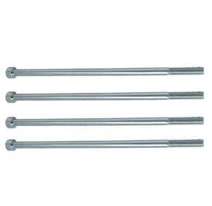 Vis à tête cylindrique personnalisée M5 M6 M8 M10 en acier au carbone galvanisé GB70, embout 6x580, haute résistance - Product Image 1