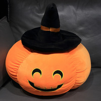 Lustiger Halloween-Kürbis-Laternen-Plüsch, weiche Laternen-Stoffpuppe, Kinderparty-Deko
