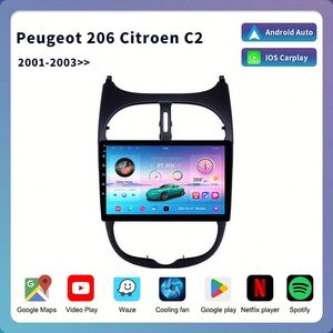Cho Peugeot 206 Citroen C2 Carplay Android GPS đài phát thanh MP5 - Product Image 2