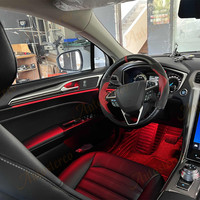 Lampe d'ambiance pour tableau de bord pour Ford Mondeo SYNC 3 2013-2021 Lampe d'ambiance intérieure à LED pour lecteur multimédia