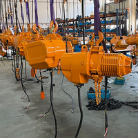 Palans à chaîne électriques silencieux et à fonctionnement stable de 1 tonne avec chariot électrique pour chantier de construction