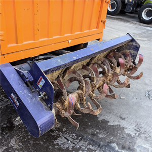 Rotocultivador montado en tractor - aflojamiento y cultivo del suelo de huertos - volteo de tierras en invernaderos - implementos agrícolas - Product Image 3