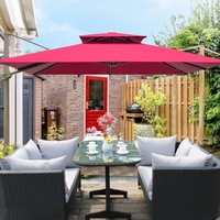 Ensemble de canapé de jardin modulaire moderne en rotin plastique durable et imperméable, 3 pièces