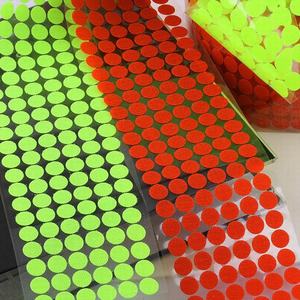 Đen trắng tự dính 15mm/20mm/25mm vòng móc chết cắt vòng tròn tiền xu tiêm móc và vòng chấm - Product Image 1