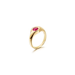 แหวนทับทิมทอง14K สแตนเลส - Product Image 5