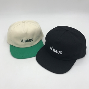 Yukaihe 5 bảng điều khiển không có cấu trúc Snapback cap Bảng điều khiển với vải nylon mềm tùy chỉnh embropidery Logo - Product Image 3