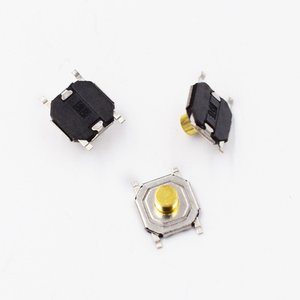 Emballage de ruban et de bobine Bouton de tête en cuivre à 4 broches Bouton de micro-interrupteur 4*4*1.5 Interrupteur tactile SMD - Product Image 2