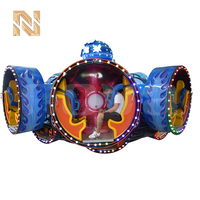 Manèges à sensations fortes Nova Rides pour parcs d'attractions à vendre avec éclairage LED, équipement de divertissement extérieur, 16 places, Fire Wheels