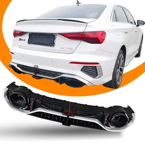<span class=keywords><strong>2021</strong></span>-2024 Matériau PP Motif en fibre de carbone Noir Argent <span class=keywords><strong>RS3</strong></span> 8Y Diffuseur arrière pour <span class=keywords><strong>Audi</strong></span> A3 8Y - Product Image 3