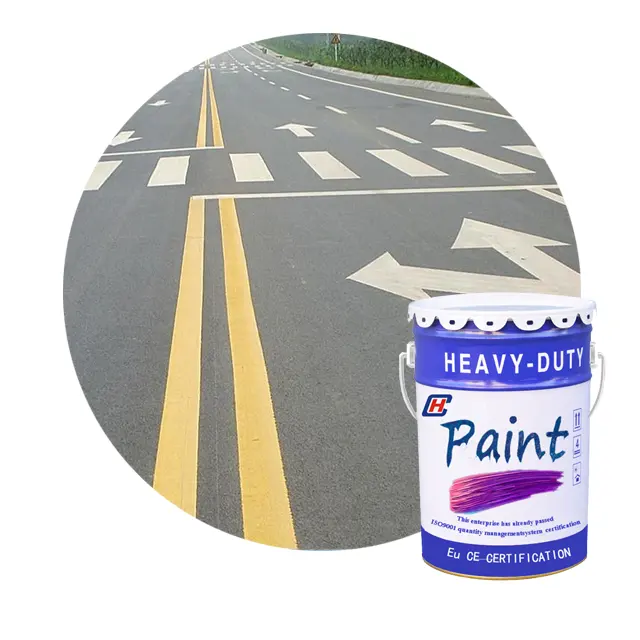 Gold acrylic zebra crossing traffic road marking paint