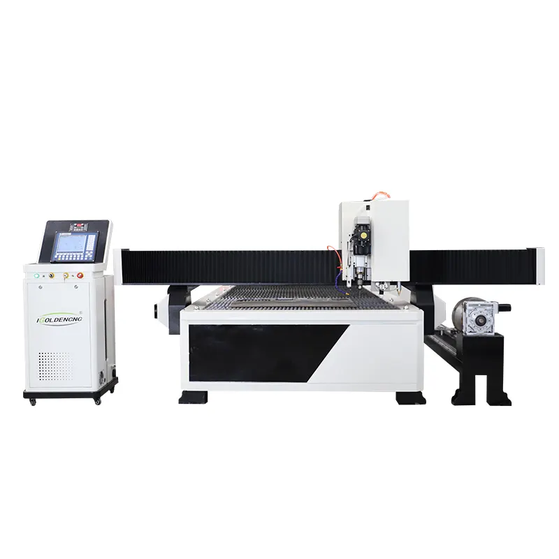 high accuracy definition table 1325 1530 cnc plasma cutting machine 3d plasma cutter metal with marking drilling head