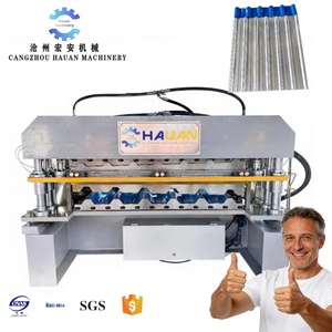 Équipement de production de tuiles en acier ondulé double couche, presse à tuiles double couche entièrement automatique - Product Image 1