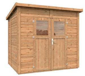 Hangar de <span class=keywords><strong>stockage</strong></span> extérieur facile à assembler Outil de jardin Boîte de rangement en <span class=keywords><strong>bois</strong></span> Armoire de rangement - Product Image 1
