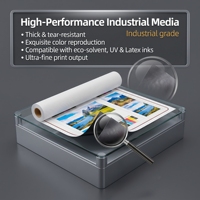 Rouleau de bannière publicitaire en vinyle PVC brillant/mat rétroéclairé/frontalé, laminé à chaud, 240g/280g/340g/440g/510g 13oz