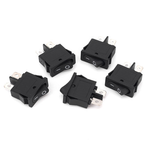 KCD1-A 125vac 250vac Boat Switch Long Flat Type on off Black <strong>Rocker</strong> Switches <strong>Panel</strong> - Product Image 3