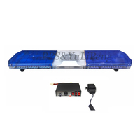 Feux stroboscopiques LED pour ambulance, bleu et blanc, lumière de toit, prix d'usine, barre lumineuse d'avertissement LED avec haut-parleur