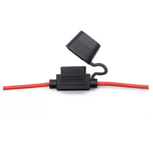 Porte-fusible de voiture étanche et ignifuge (taille moyenne 30 cm) avec fil rouge <span class=keywords><strong>pour</strong></span> véhicules automobiles, bateaux, camping-cars et remorques - Product Image 2