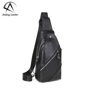 Sac bandoulière en cuir véritable Andong pour homme, multifonctionnel, sac à bandoulière décontracté pour l'extérieur, sac à main - Product Image 1