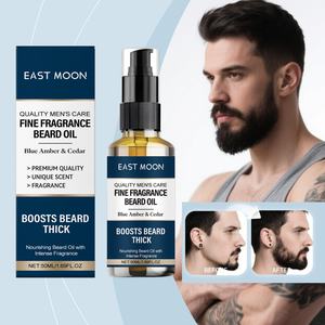 Aceite para Barba Premium de Cedro y Ámbar, Nutritivo y Engrosador, Cuidado Diario para Hombres - Product Image 3