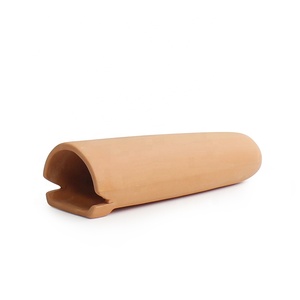 RTS Tubo de Cerâmica Ecológico para Aquário, Caverna de Reprodução de Plecos em Terracota, Acessórios de Cerâmica para Esconderijo de Camarões e Peixes - Product Image 4