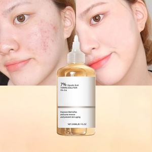 Custom Moisturizing Hydrating Pores Reduces Skin <b>Care</b> Refreshing Glycolic Acid 7% Exfoliatin Facial Toner - Product Image 1