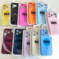 Coque de téléphone magnétique en silicone antichoc avec protection intégrale de l'appareil photo pour iPhone 18 Pro Max, compatible également avec iPhone 17, 16, 15 Pro Max