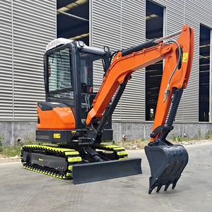Pengiriman Gratis Excavator EPA 3Ton 4Ton Mesin Kubota Crawler Digger Mini Excavator Pertanian Mini Bagger Dengan Bucket Jempol - Product Image 5