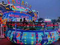 Attraction de fête foraine Disco Tagada rotative et interactive, directement de l'usine