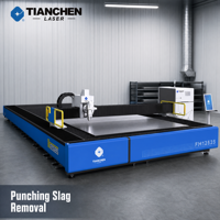 Système de découpe de fibres Tianchen FM12525 CNC refroidi par eau, configuration 3 axes pour une production élevée dans le traitement des tôles métalliques