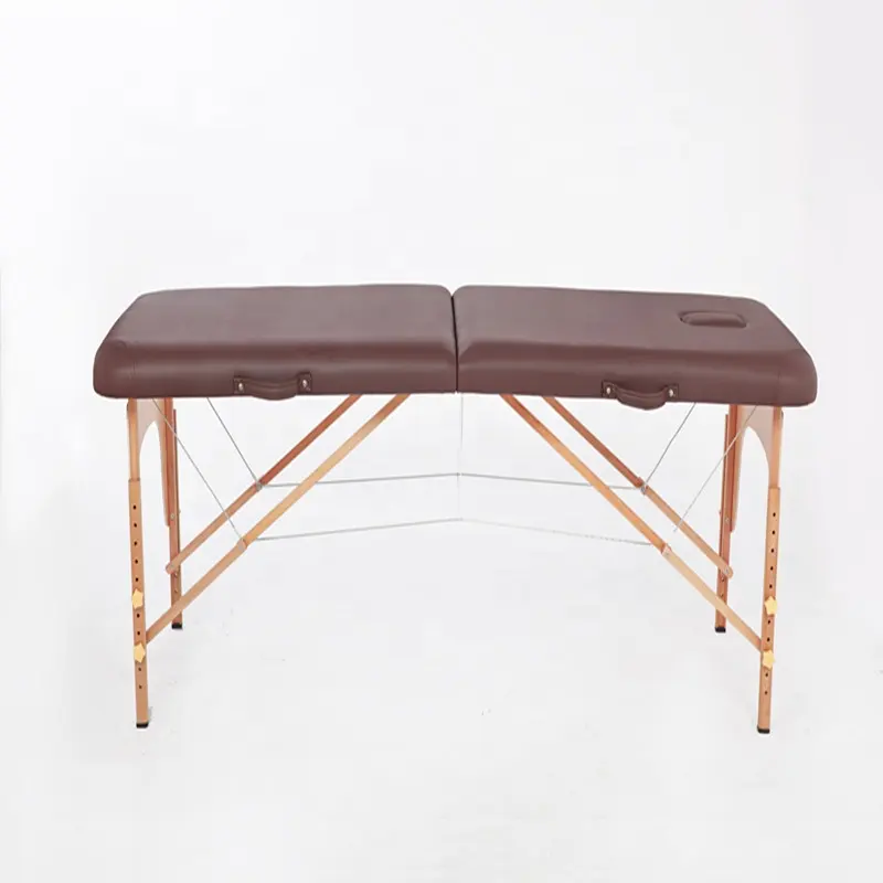 Lit de Massage chiropratique réglable et Durable à 2 sections