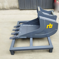 Attache rapide OEM S30 S40 S45 pour godet de tranchage étroit avec plaque d'oreille standard, accessoire d'excavatrice pour le creusement de fossés boueux